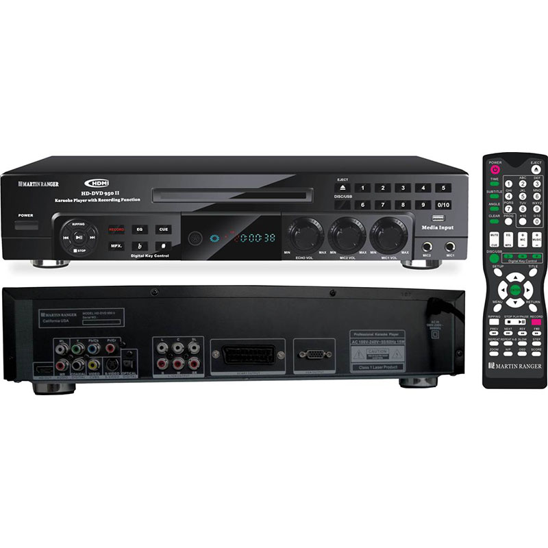 HD DVD-950 MKII Professional Recordable Karaoke Multi Media Player 